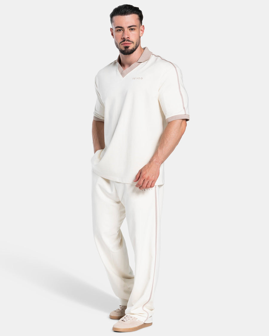 Polo à manches courtes Soft « Blanc cassé »