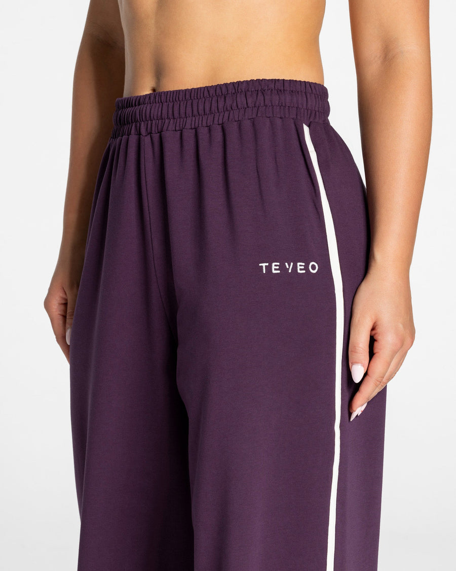 Pantalon de jogging Wide Leg standard Soft « Blackberry »