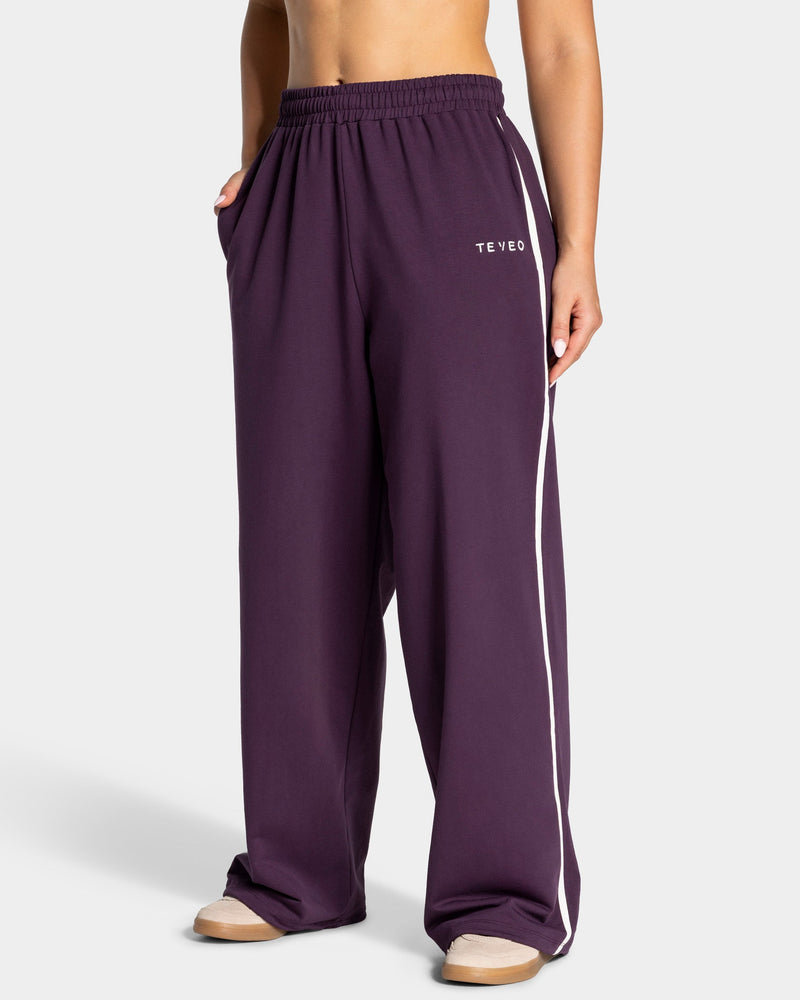 Pantalon de jogging Wide Leg standard Soft « Blackberry »