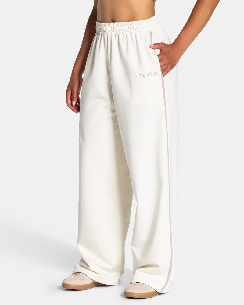 Pantalon de jogging Wide Leg standard Soft « Blanc cassé »