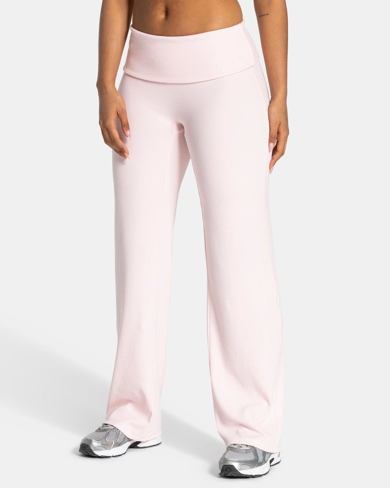 Pantalon côtelé à jambe droite standard Soft Foldover « Blossom »