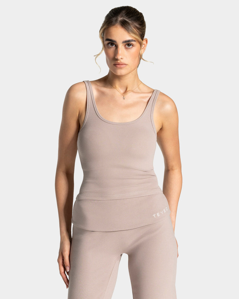 Haut côtelé Soft « Cappuccino »