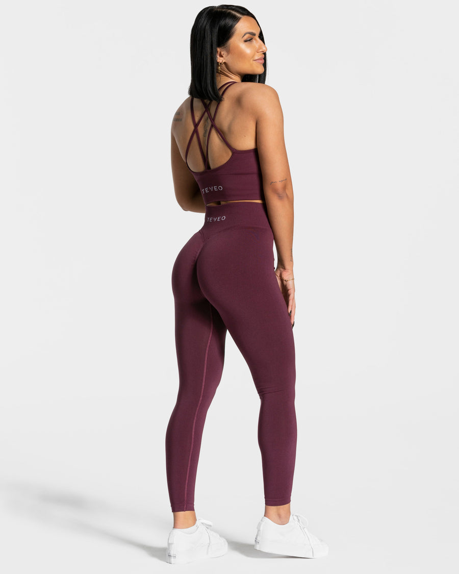 Legging Statement Scrunch « prune »