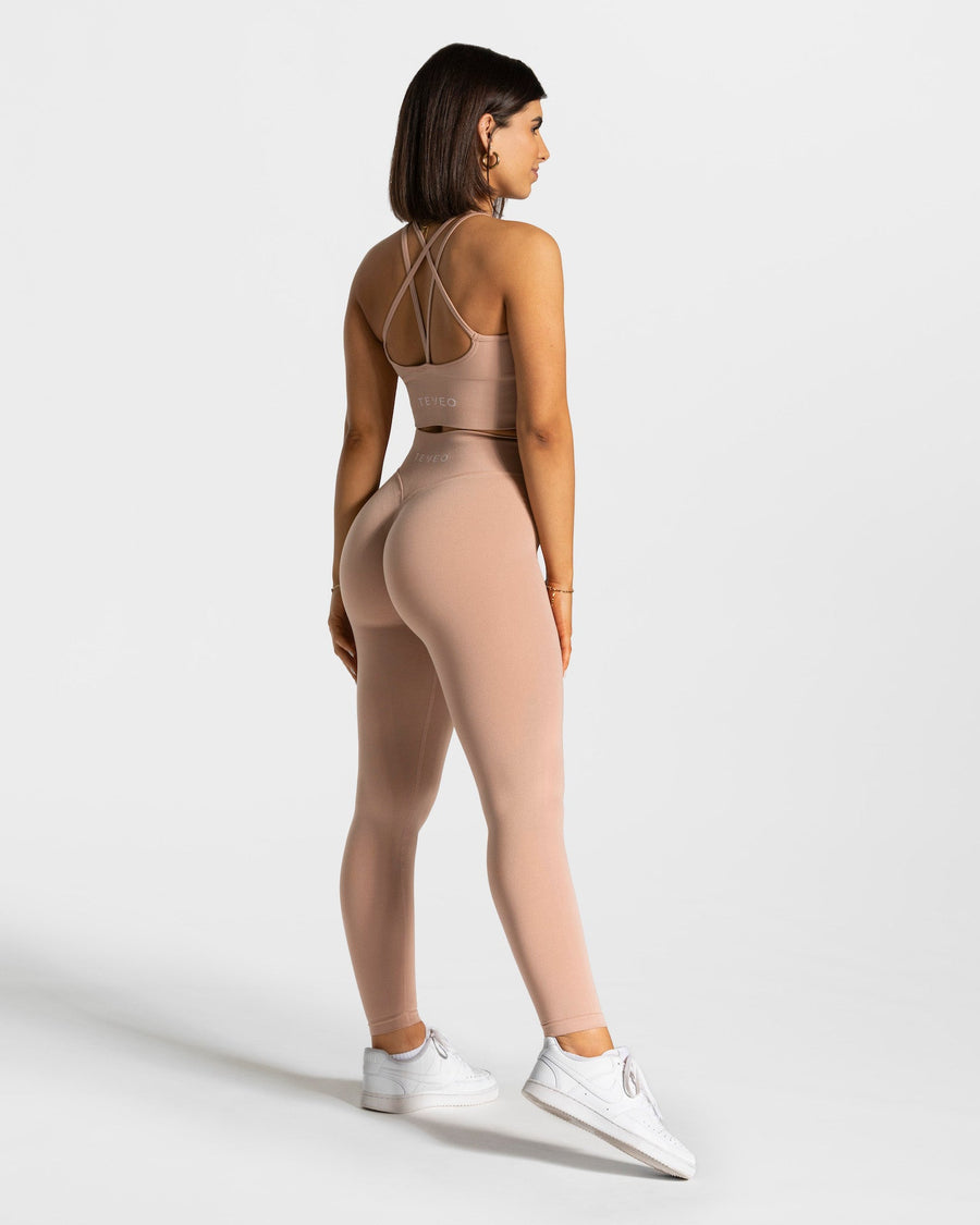 Legging Statement Scrunch « rose pâle »