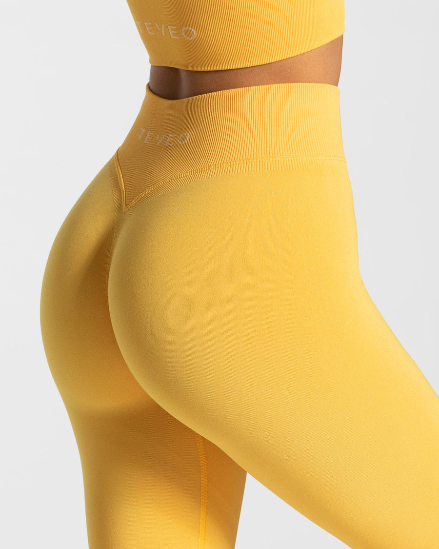 Legging Statement Scrunch « jaune »