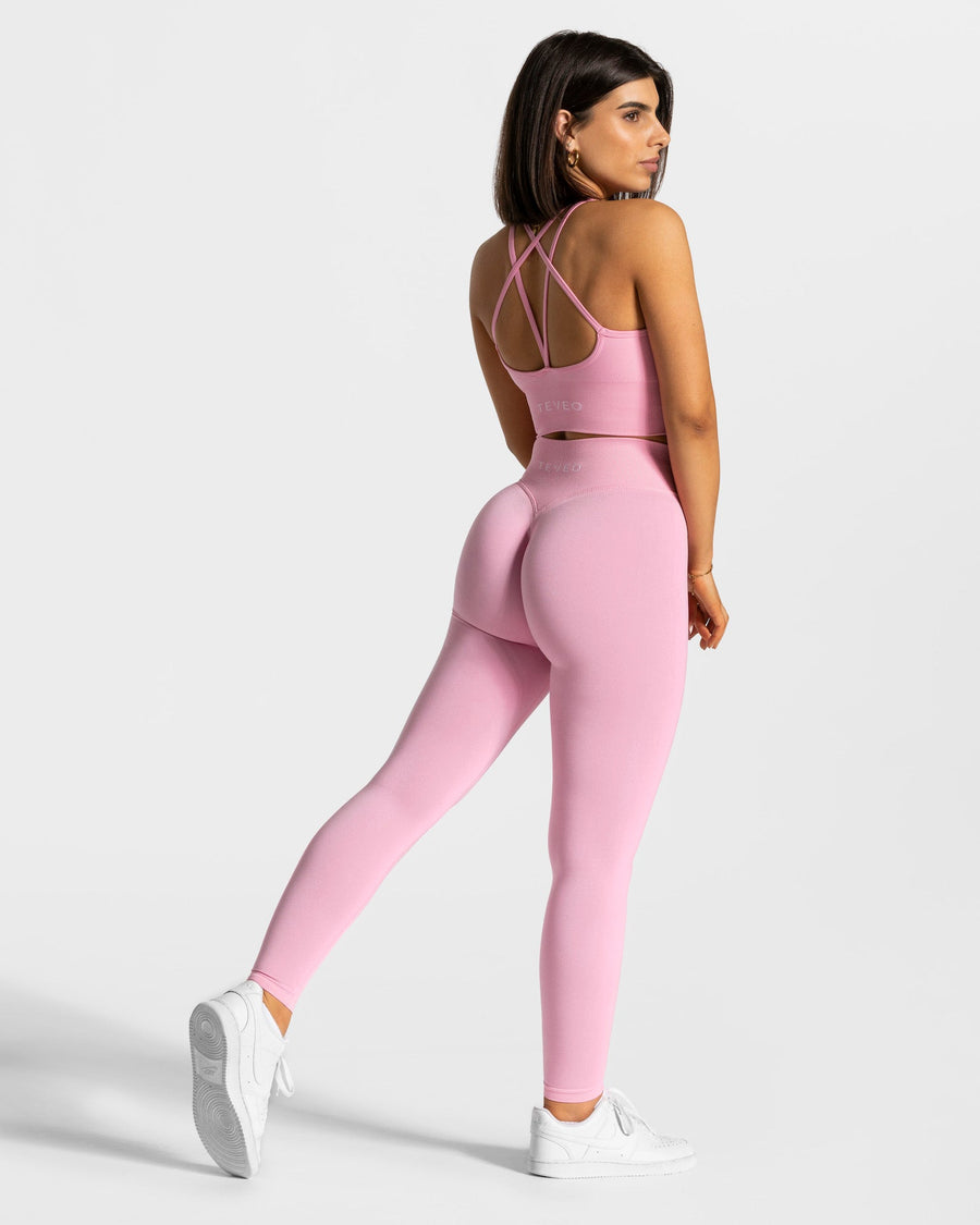 Legging Statement Scrunch « rose »