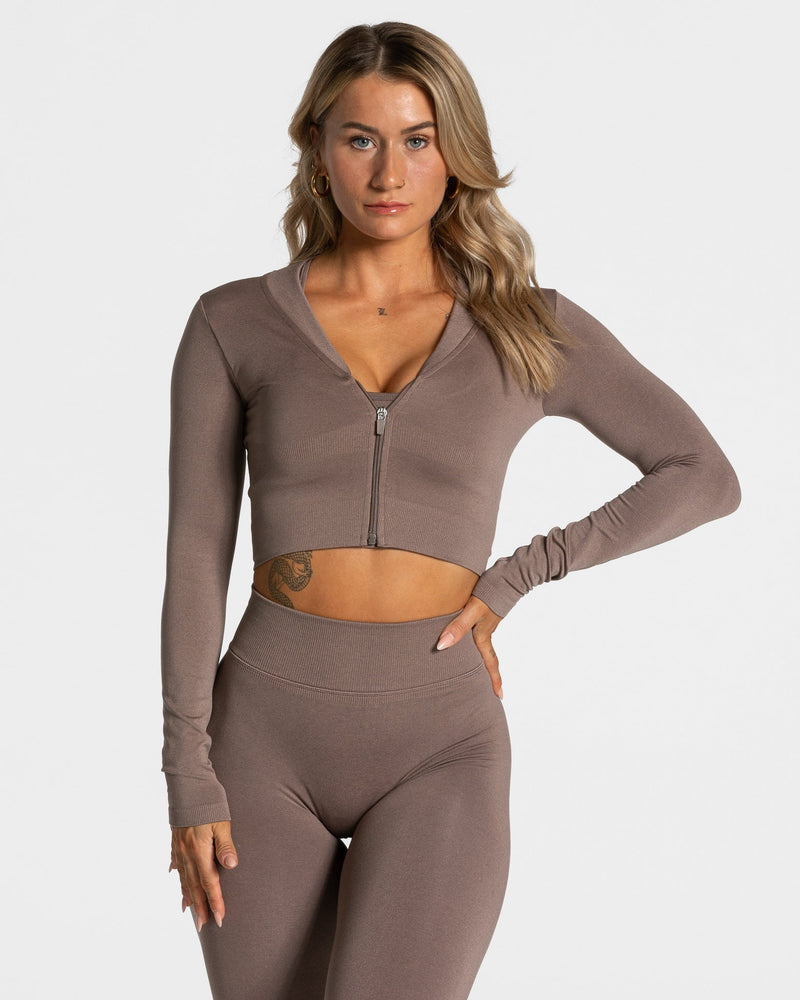 Veste de sport Statement Zip « moka »