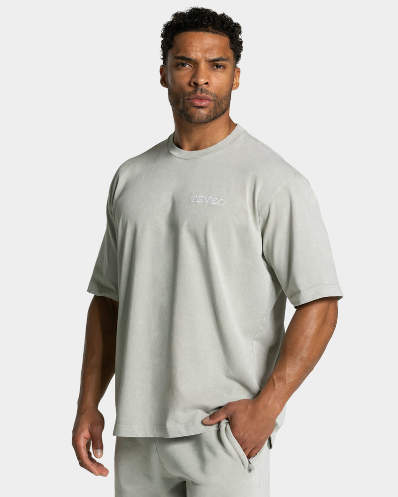 T-shirt Acid « vert sauge »