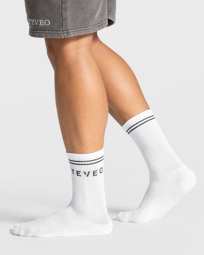 Chaussettes Crew (2 paires) « blanc »