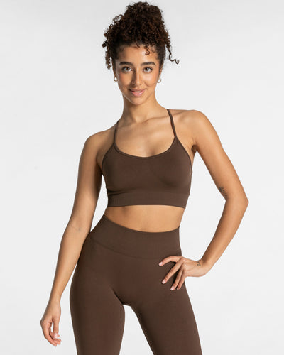 Brassière Elevate « marron foncé »