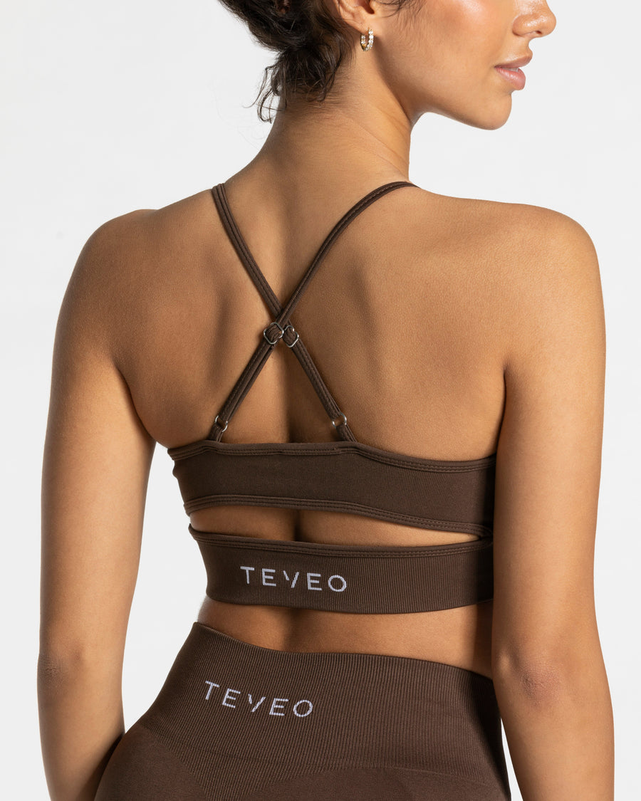 Brassière Elevate « marron foncé »