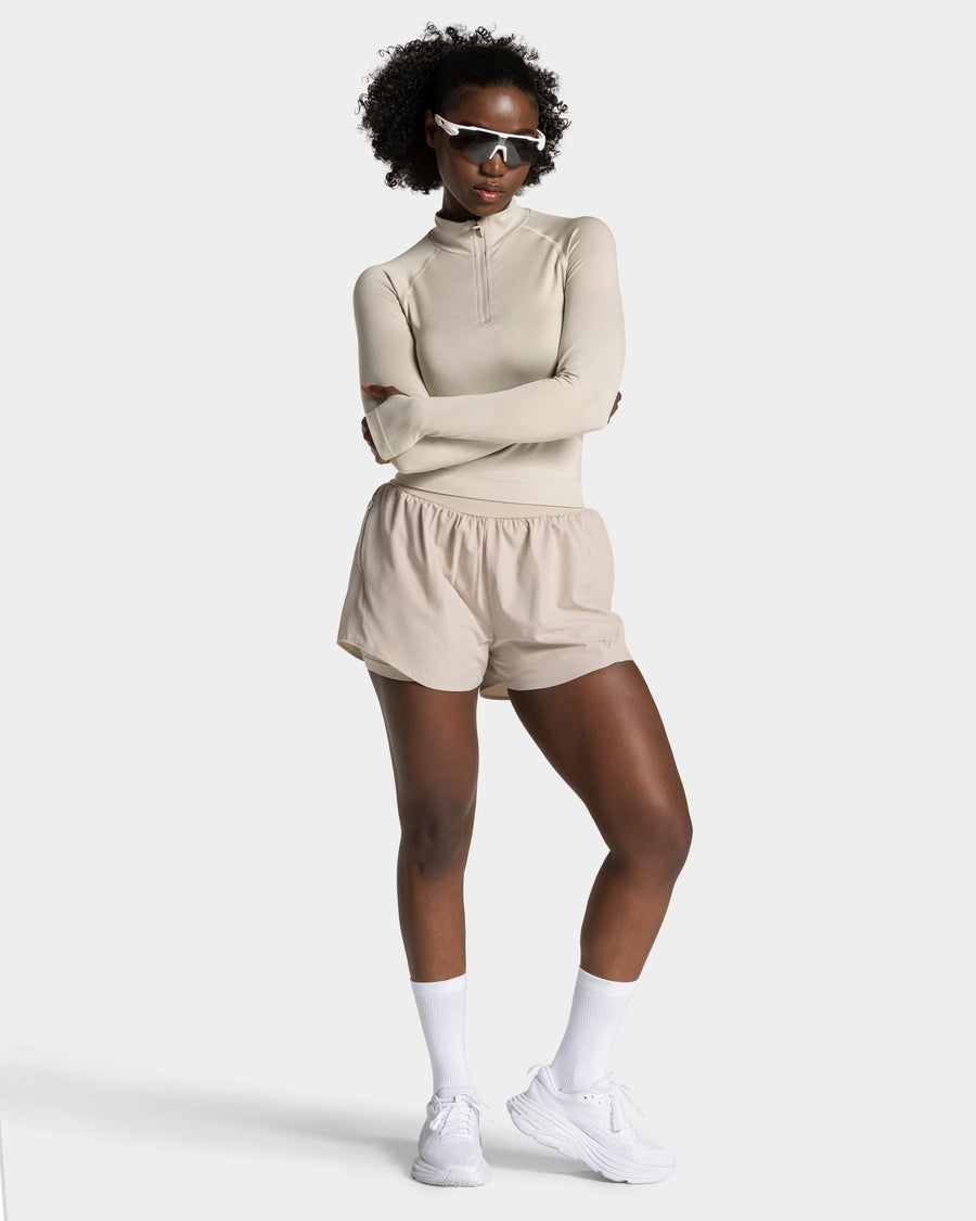 Half zip END Running « Latte »