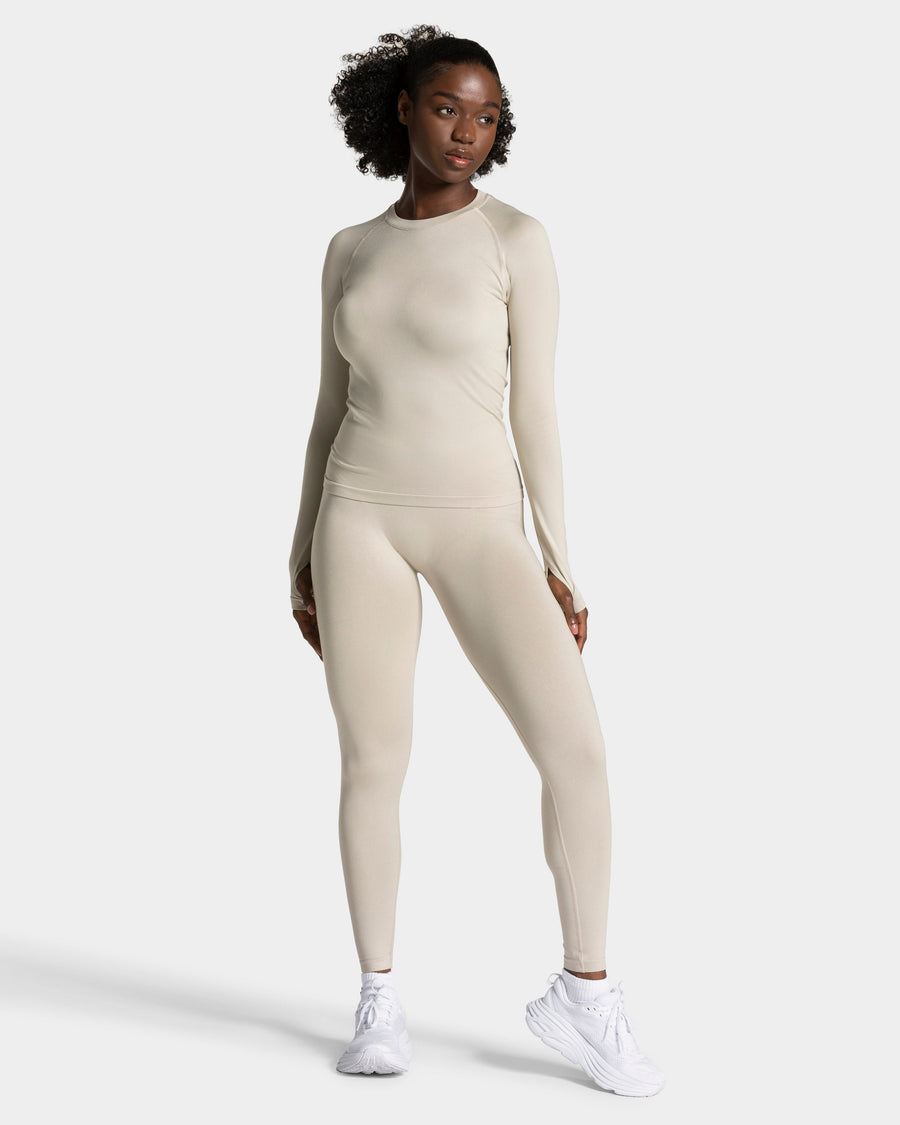 Legging Sculpt Scrunch END Running « Latte »