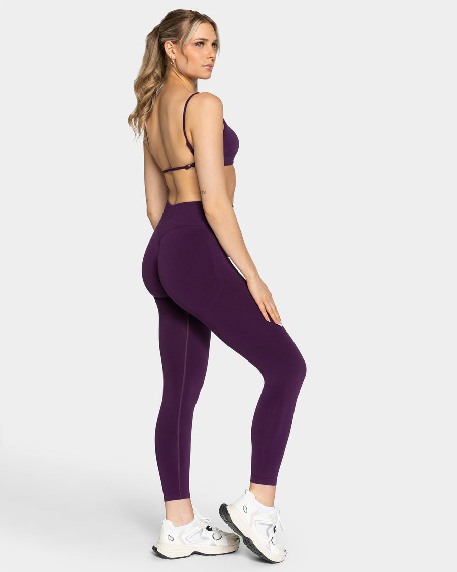 Legging Sculpt scrunch Femme « aubergine »
