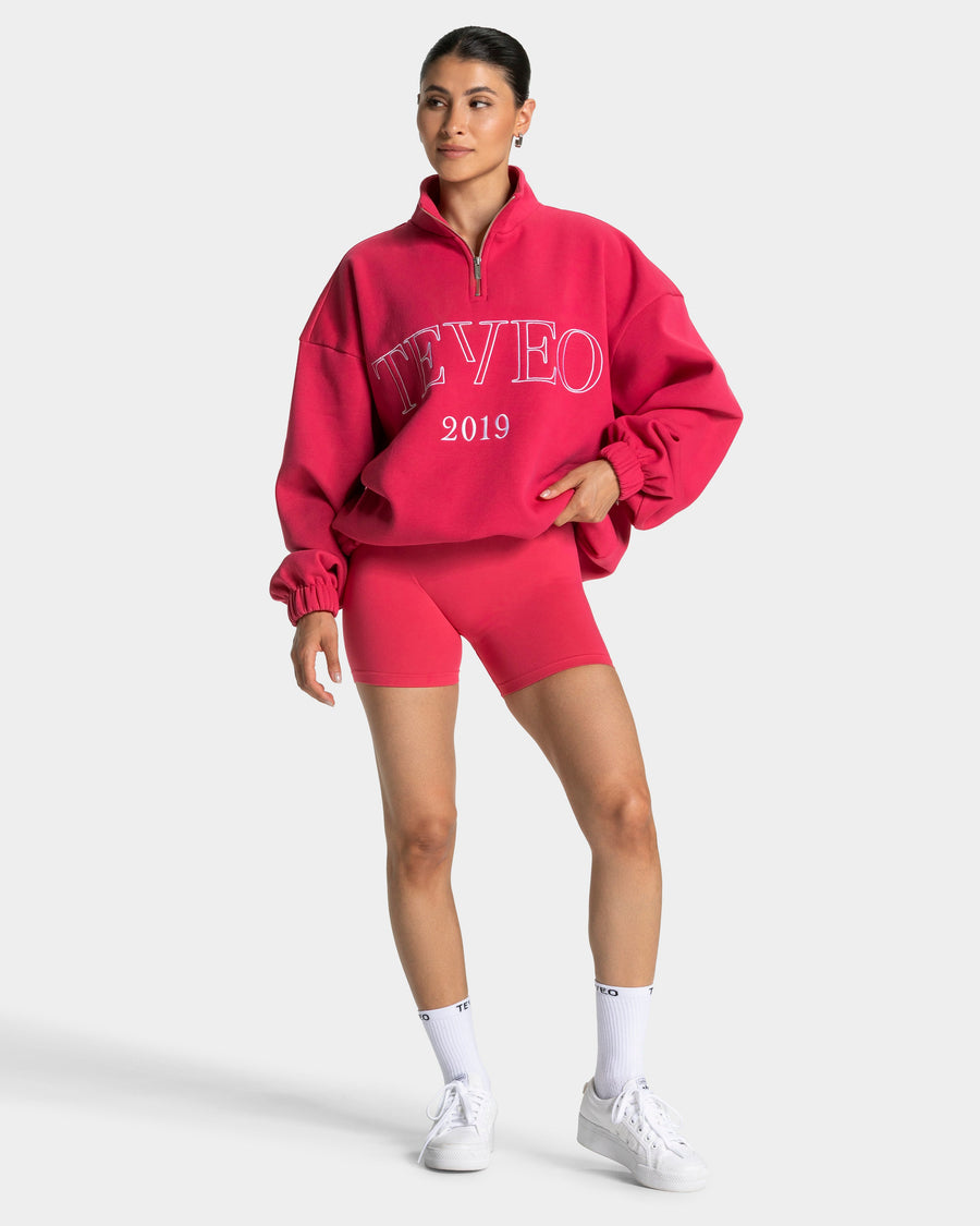 Sweat-shirt demi-zippé Femme « Berry »