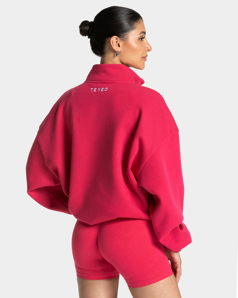 Sweat-shirt demi-zippé Femme « Berry »