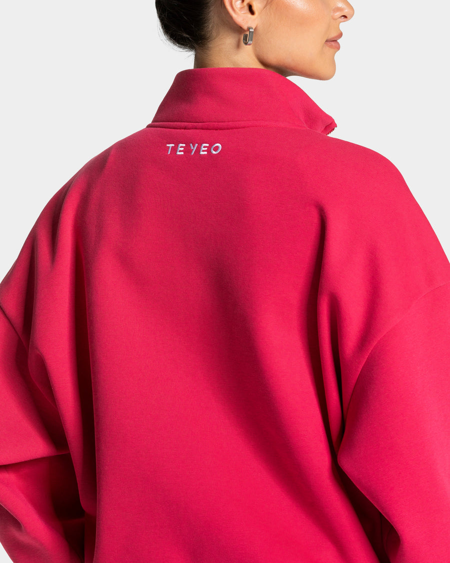Sweat-shirt demi-zippé Femme « Berry »