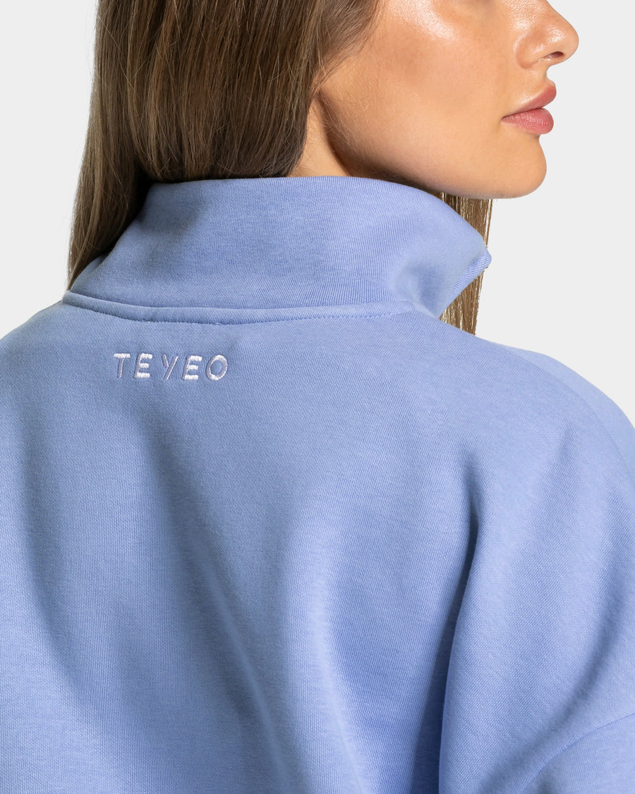 Sweat-shirt demi-zippé Femme « frozen »