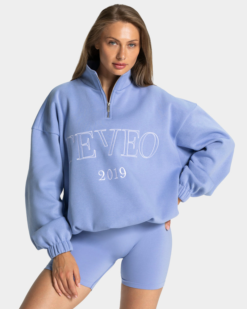 Sweat-shirt demi-zippé Femme « frozen »