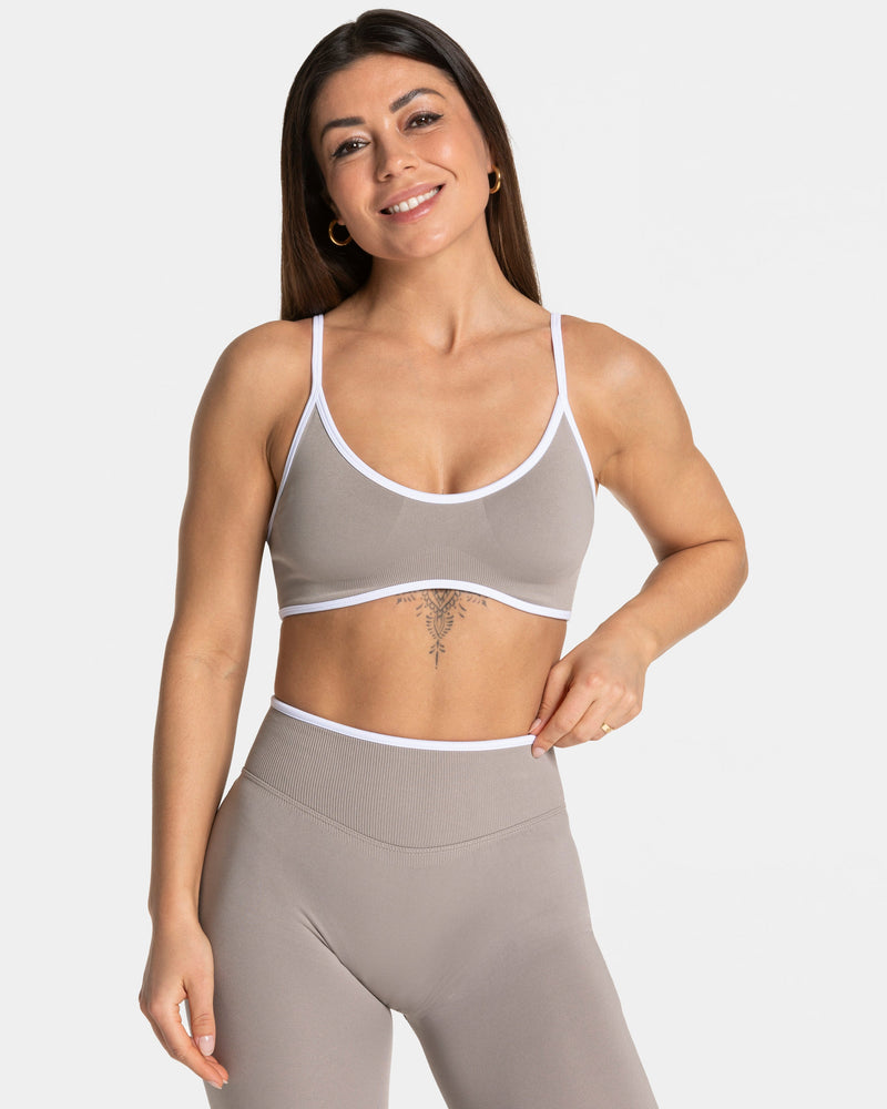 Brassière Contrastline « stone »
