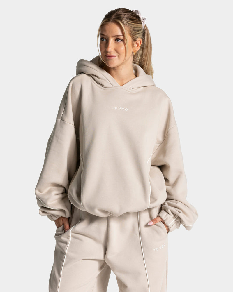 Sweat à capuche Contrastline « Cream »