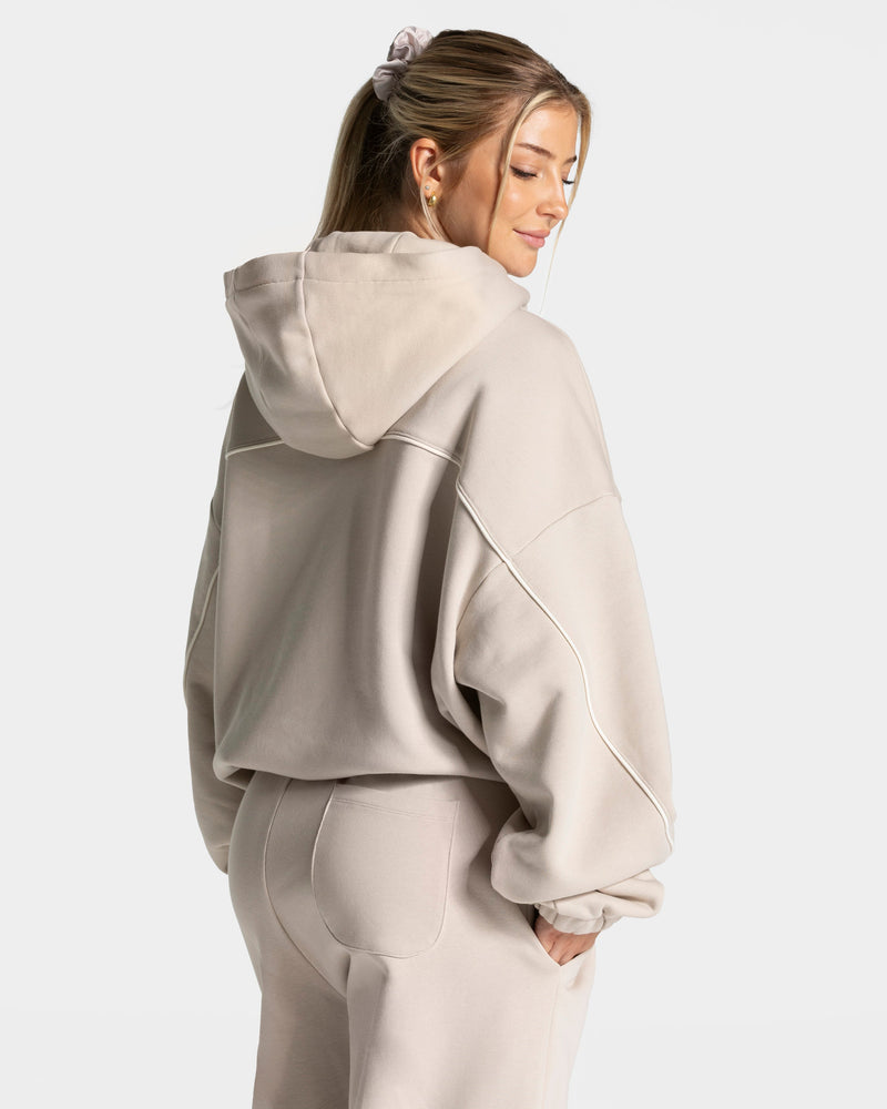 Sweat à capuche Contrastline « Cream »