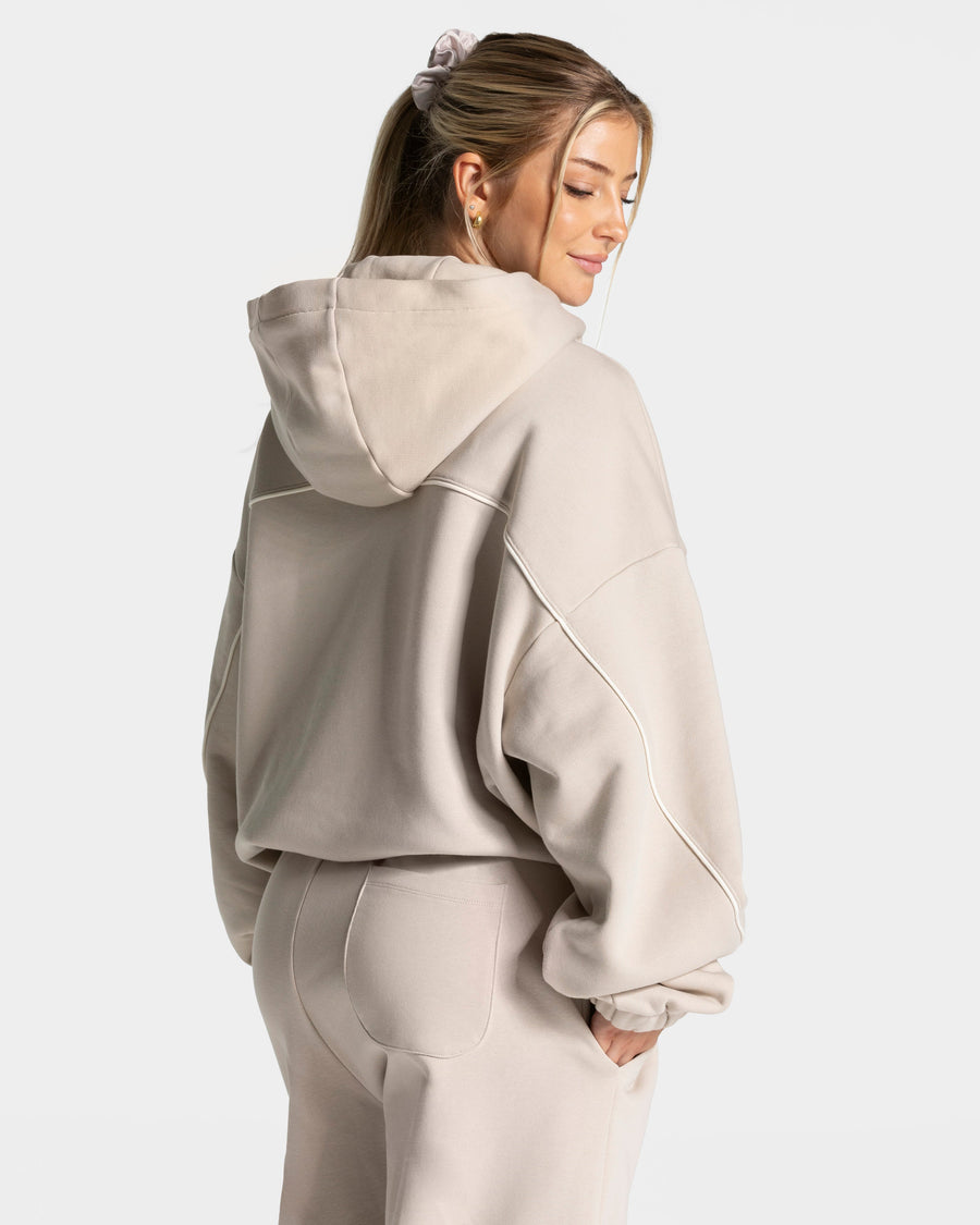 Sweat à capuche Contrastline « Cream »