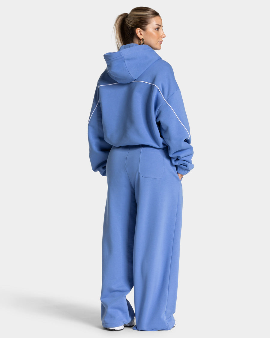 Sweat à capuche Contrastline « azur »