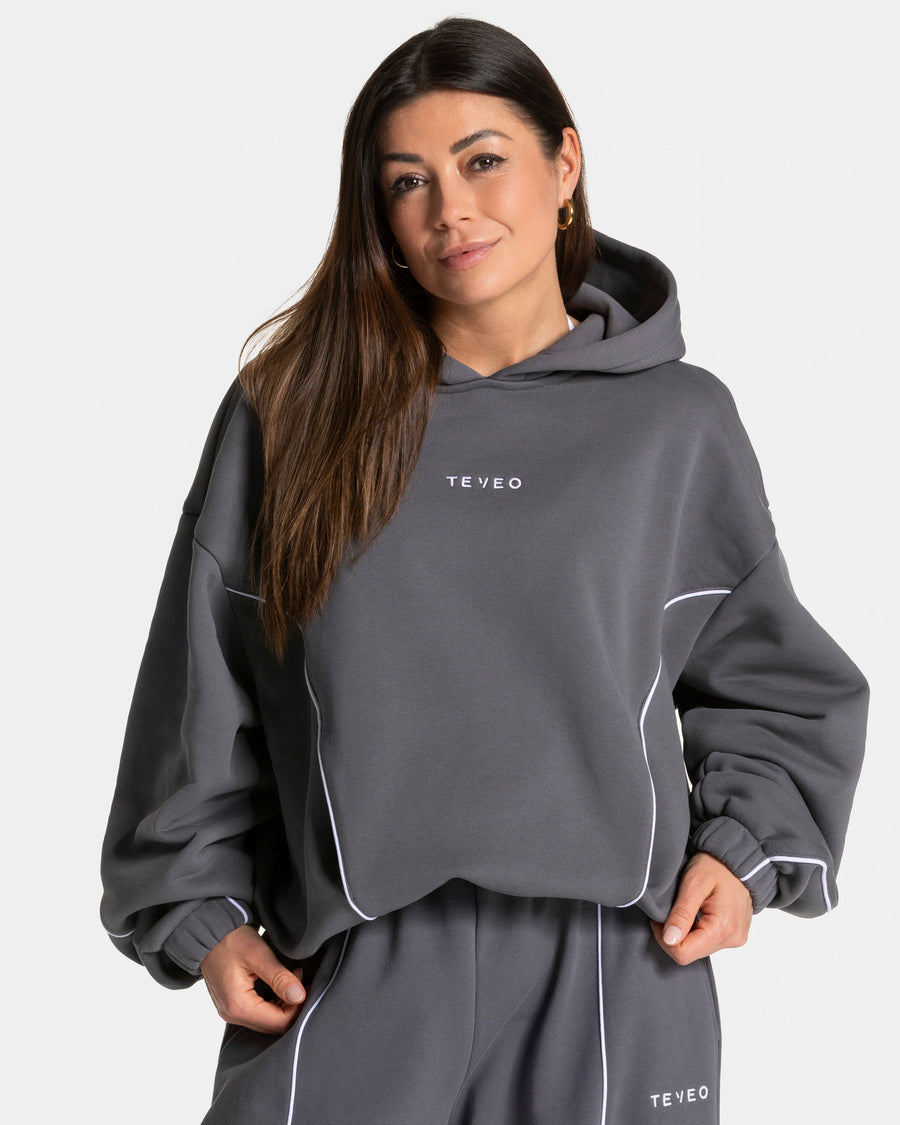 Sweat à capuche Contrastline « graphite »