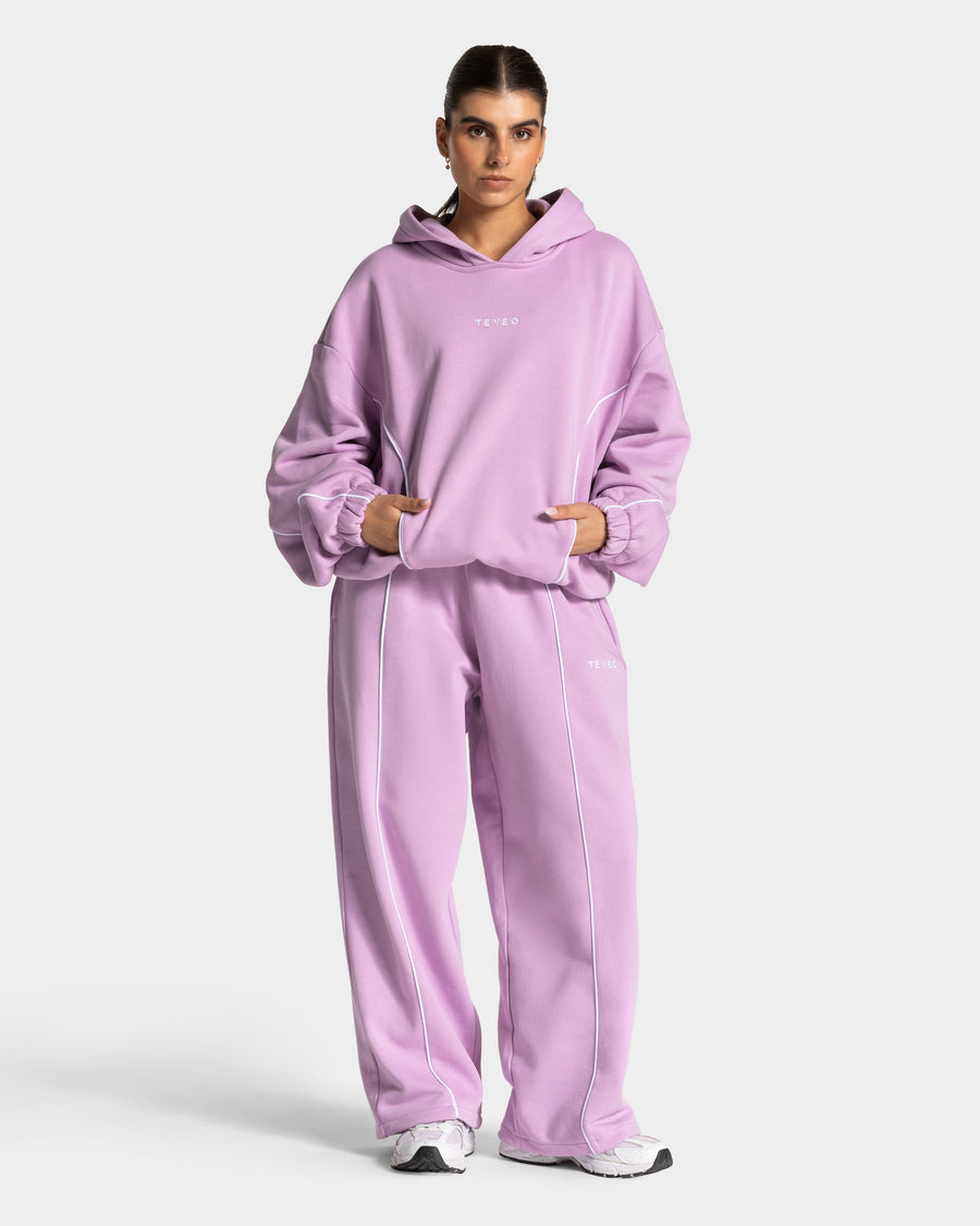 Sweat à capuche Contrastline « orchidée »