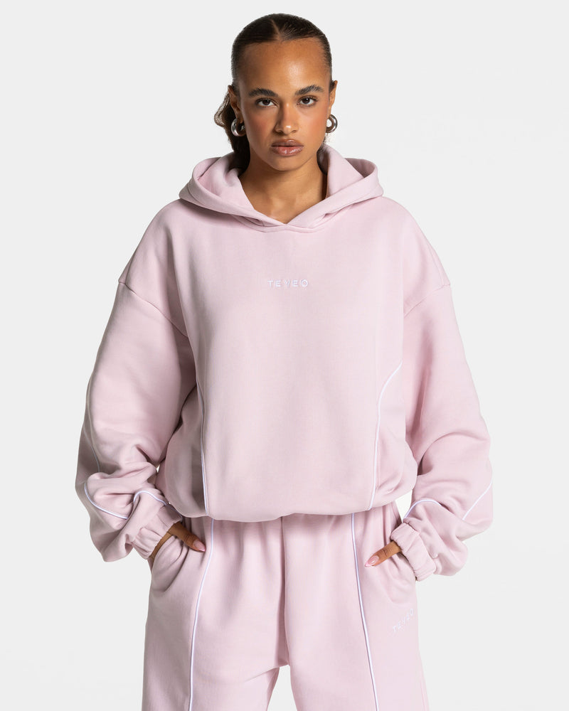 Sweat à capuche Contrastline « rose »
