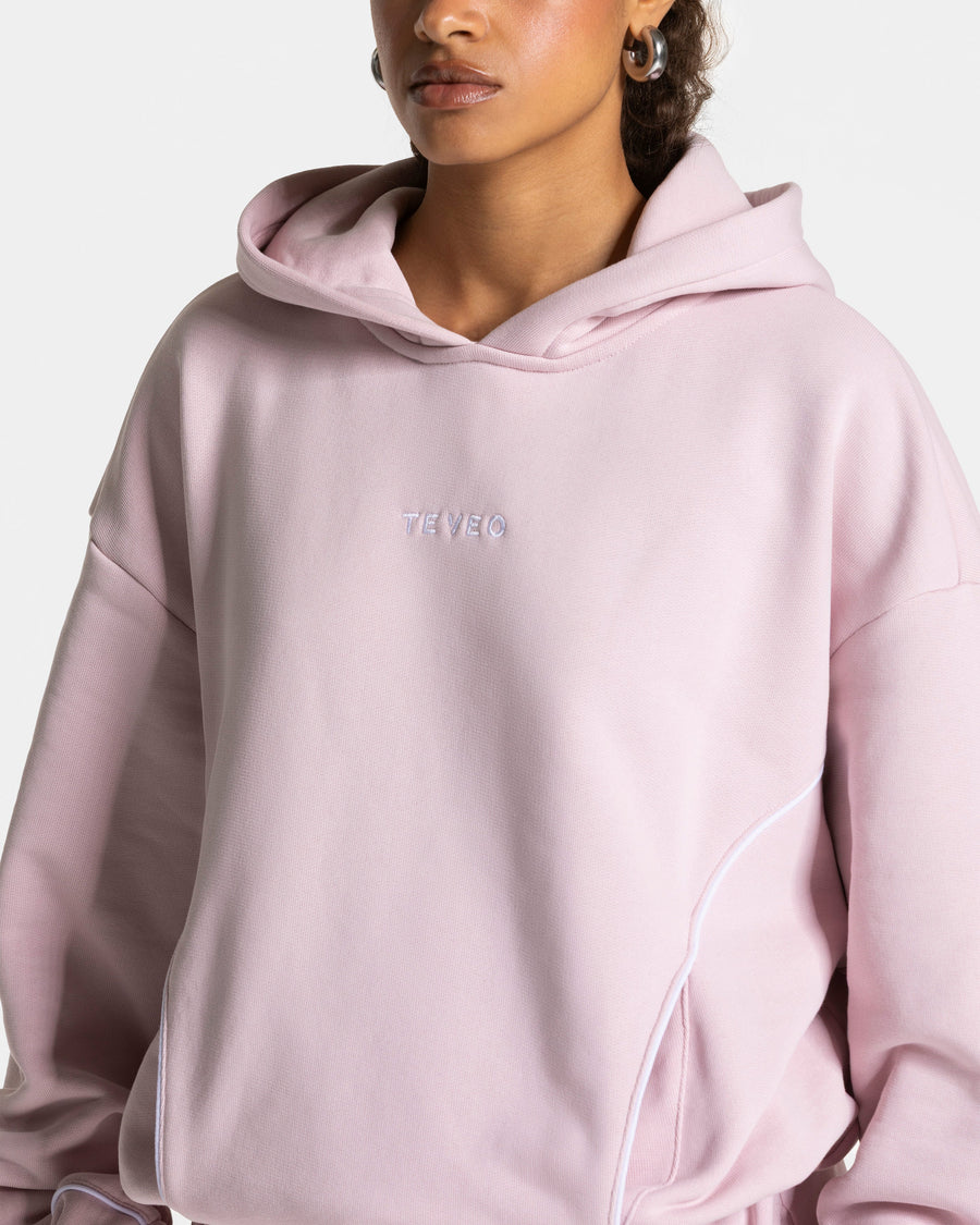 Sweat à capuche Contrastline « rose »
