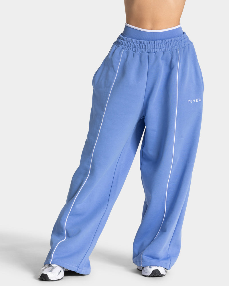 Pantalon de jogging Contrastline Wide Leg « azur »