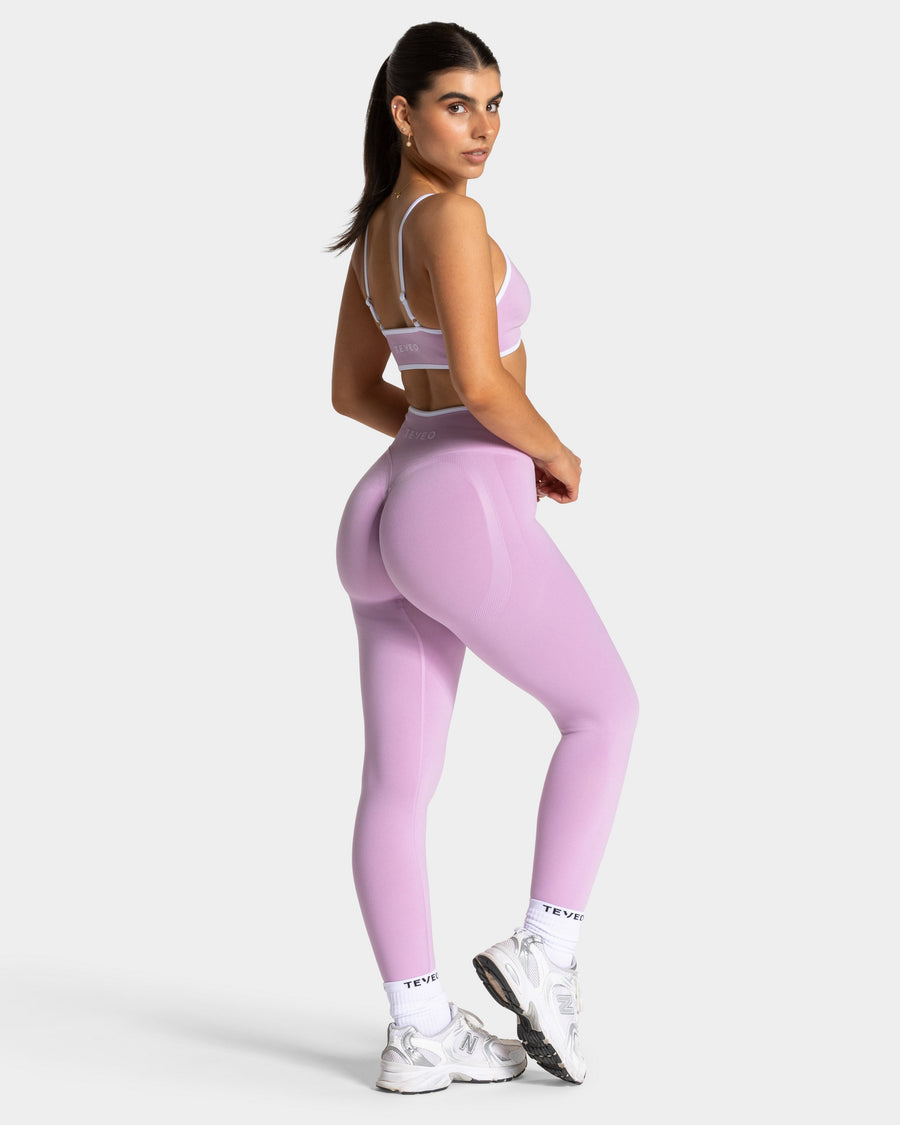 Legging Contrastline Sculpt scrunch « orchidée »
