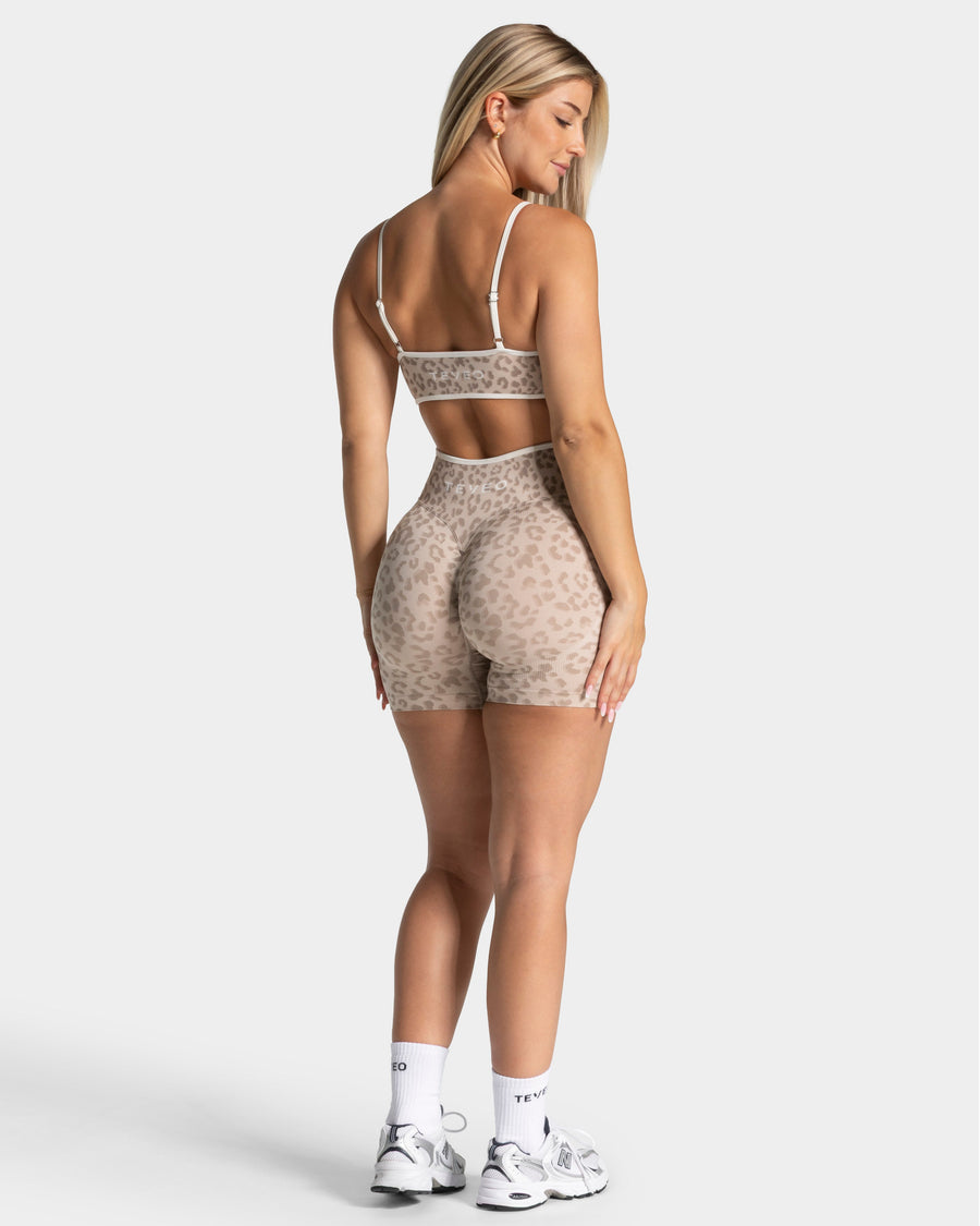Brassière Contrastline « léopard Cream »