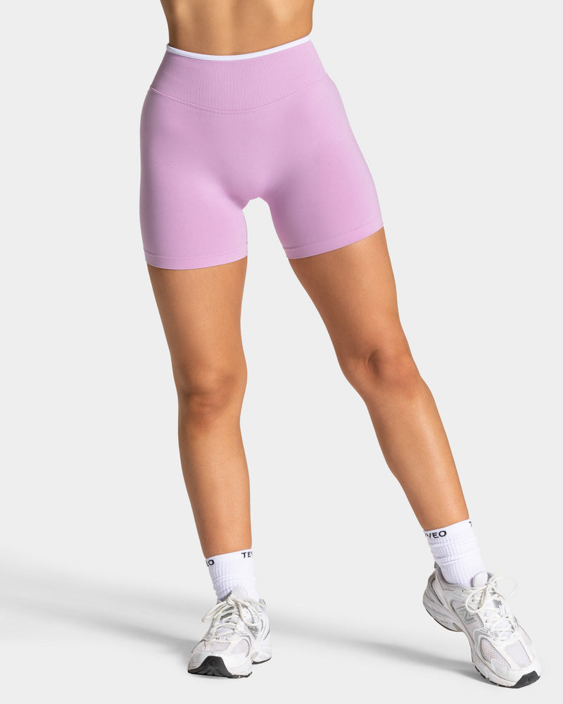 Short Contrastline Sculpt scrunch « orchidée »