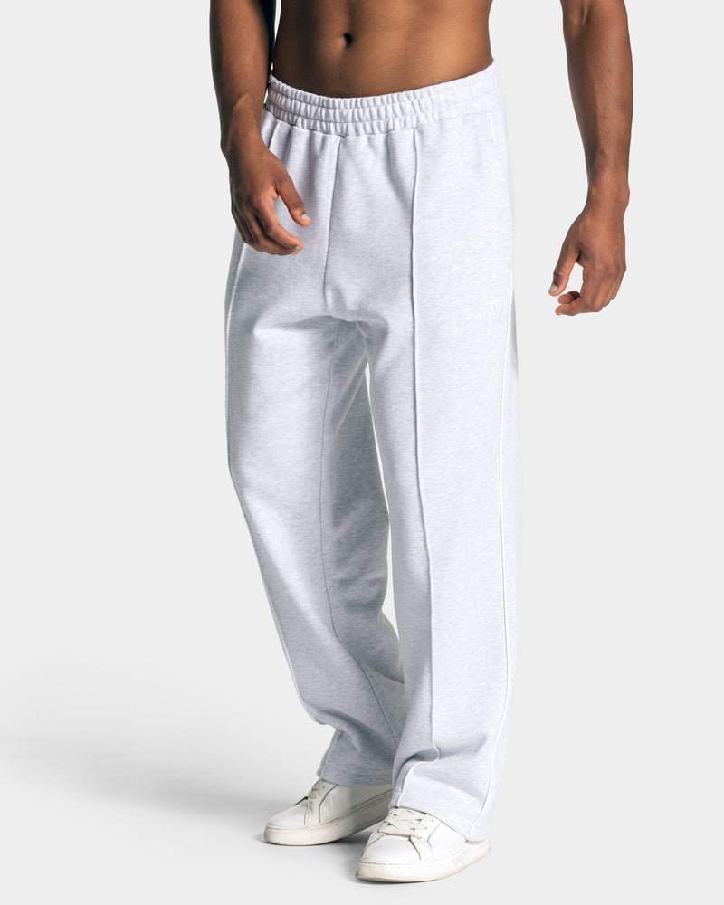 Pantalon de jogging Contrastline Straight Leg « blanc chiné - blanc »