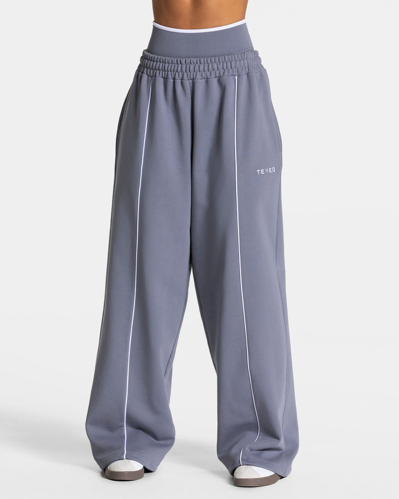 Pantalon de jogging Contrastline Wide Leg « argenté »