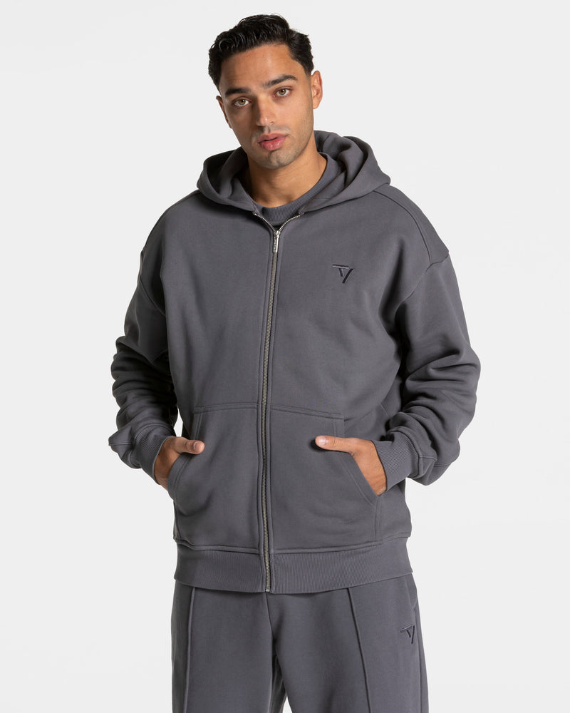 Veste de sport zippée Contrastline « graphite »
