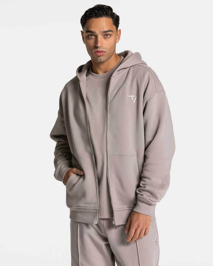 Veste de sport zippée Contrastline « stone »