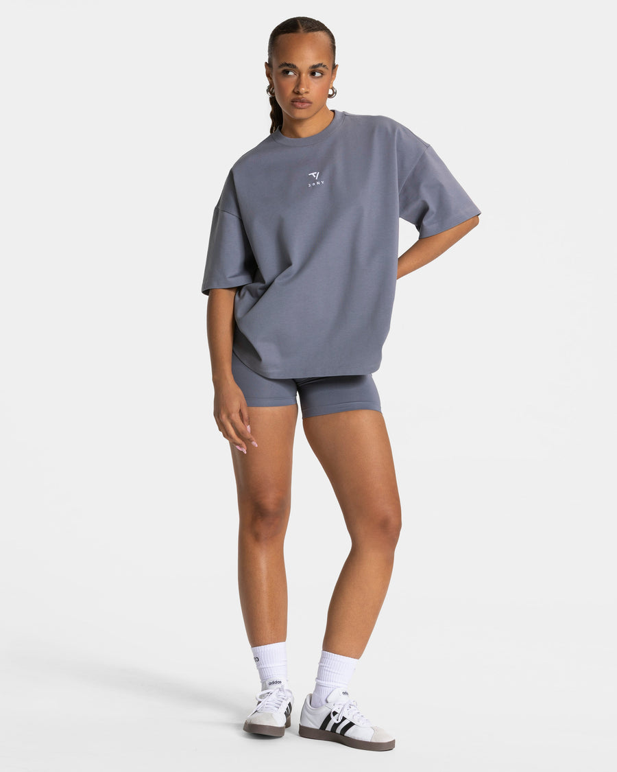 T-shirt oversize Journey « argenté »
