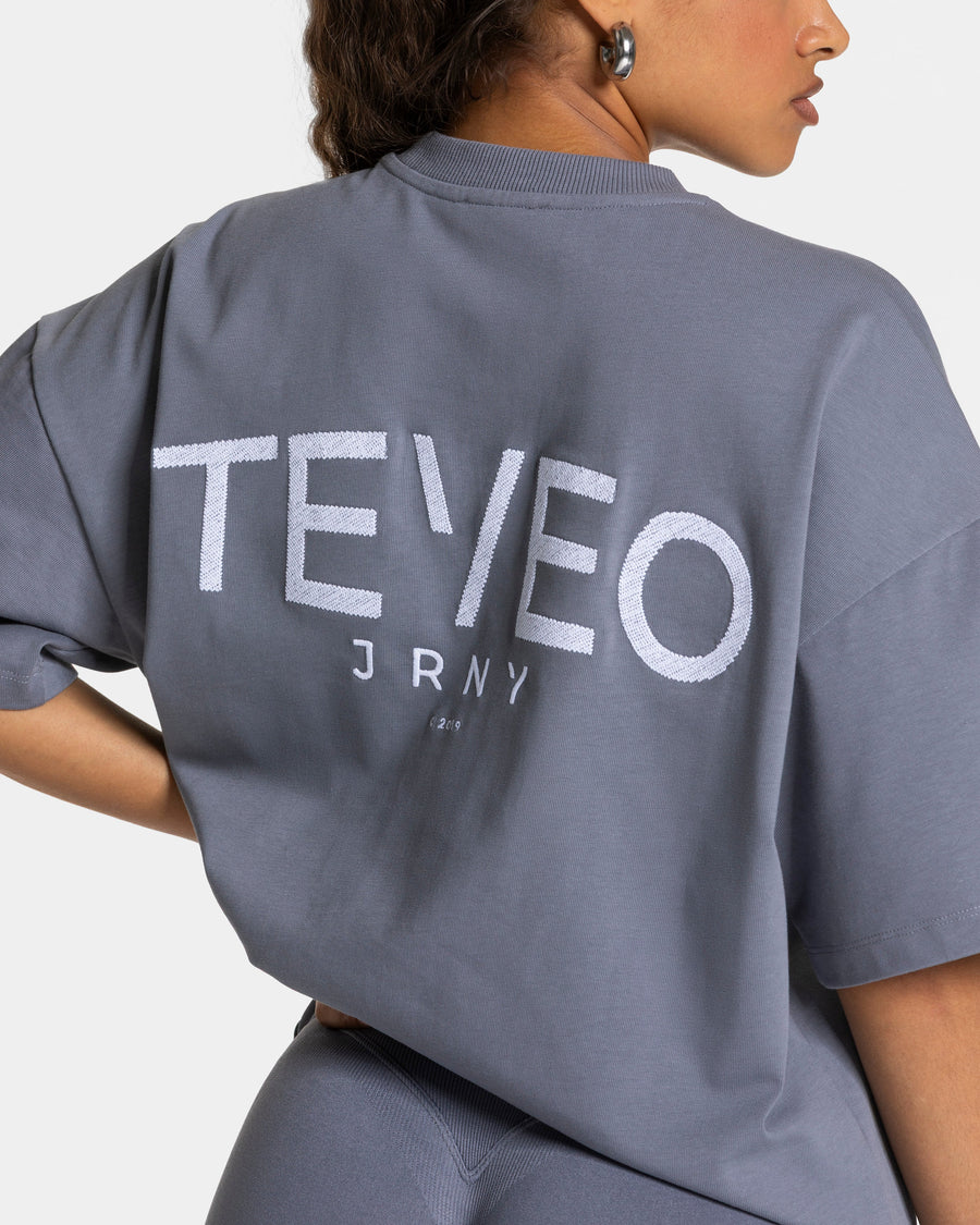 T-shirt oversize Journey « argenté »