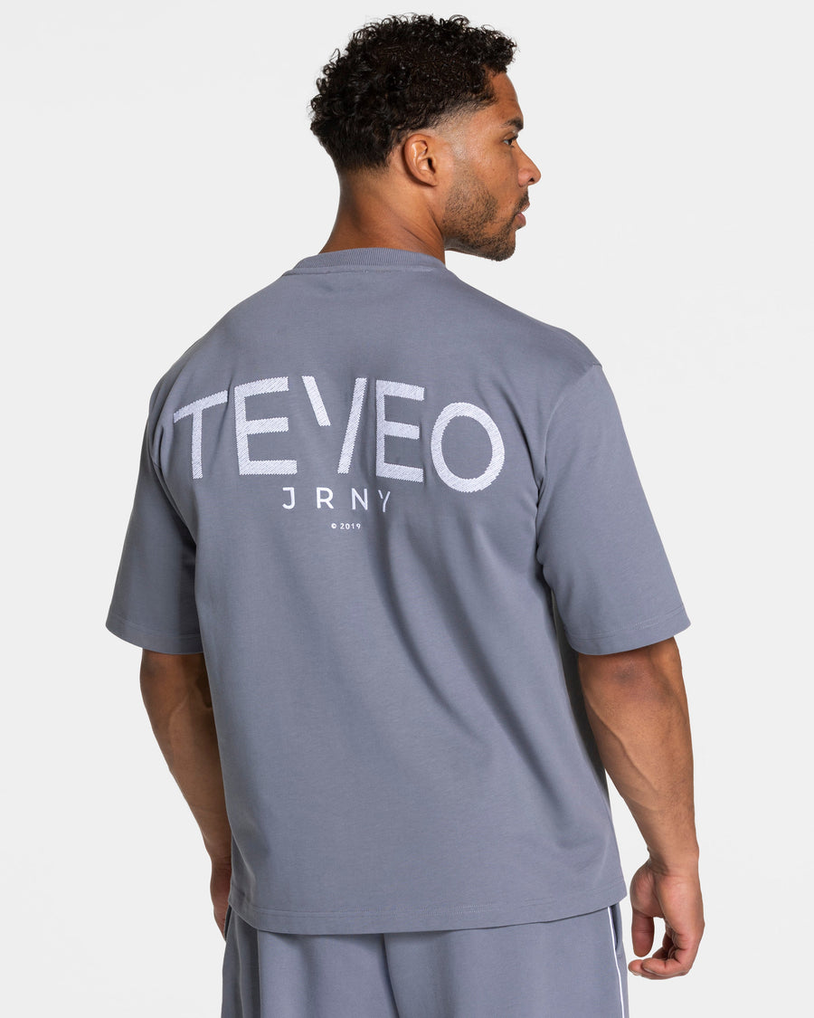 T-shirt oversize Journey « argenté »