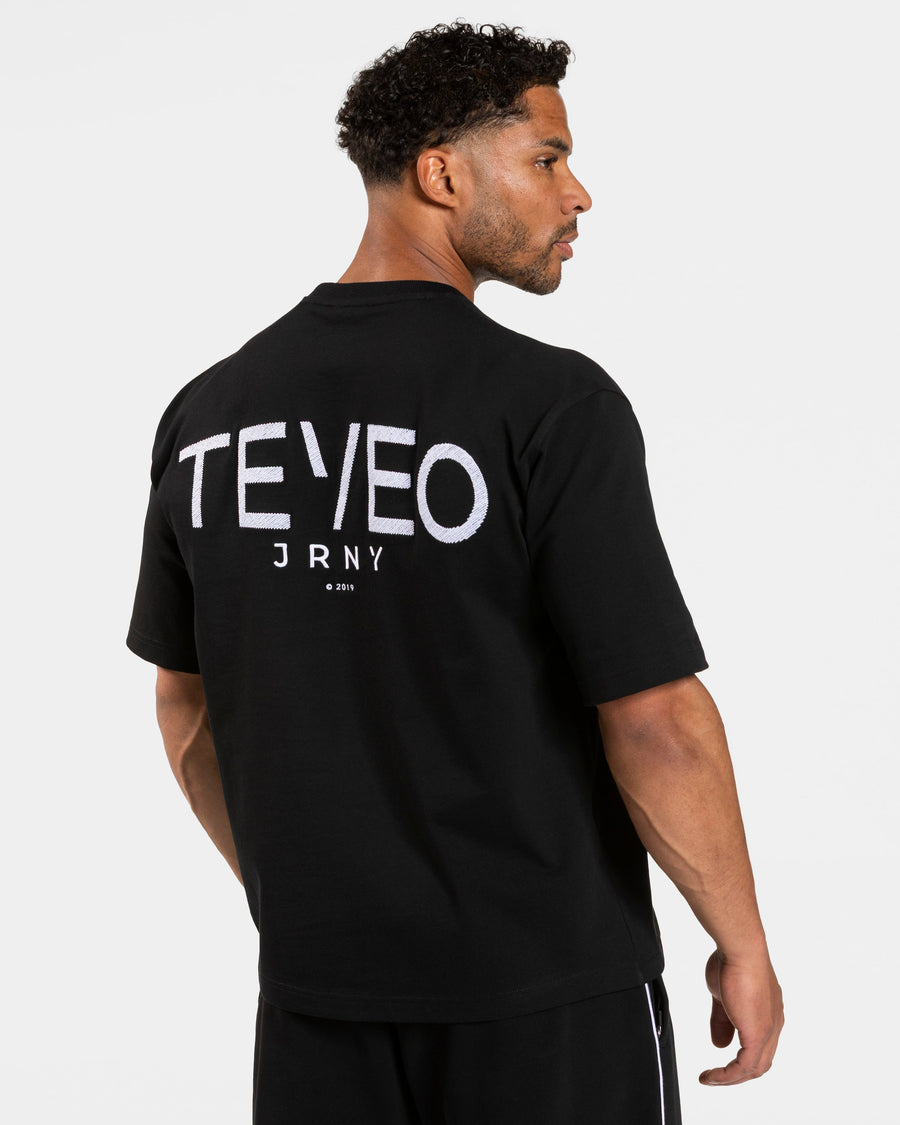 T-shirt oversize Journey « noir »