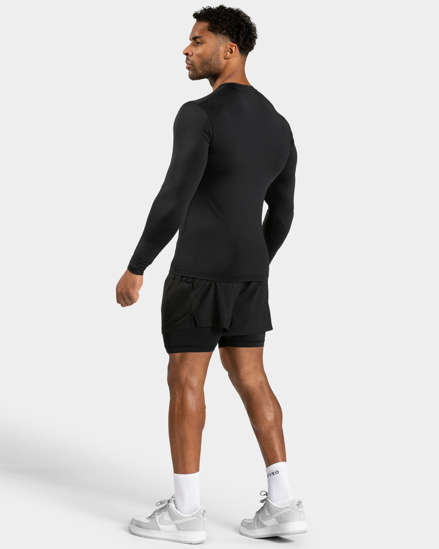 Haut à manches longues Pace Compression « noir »