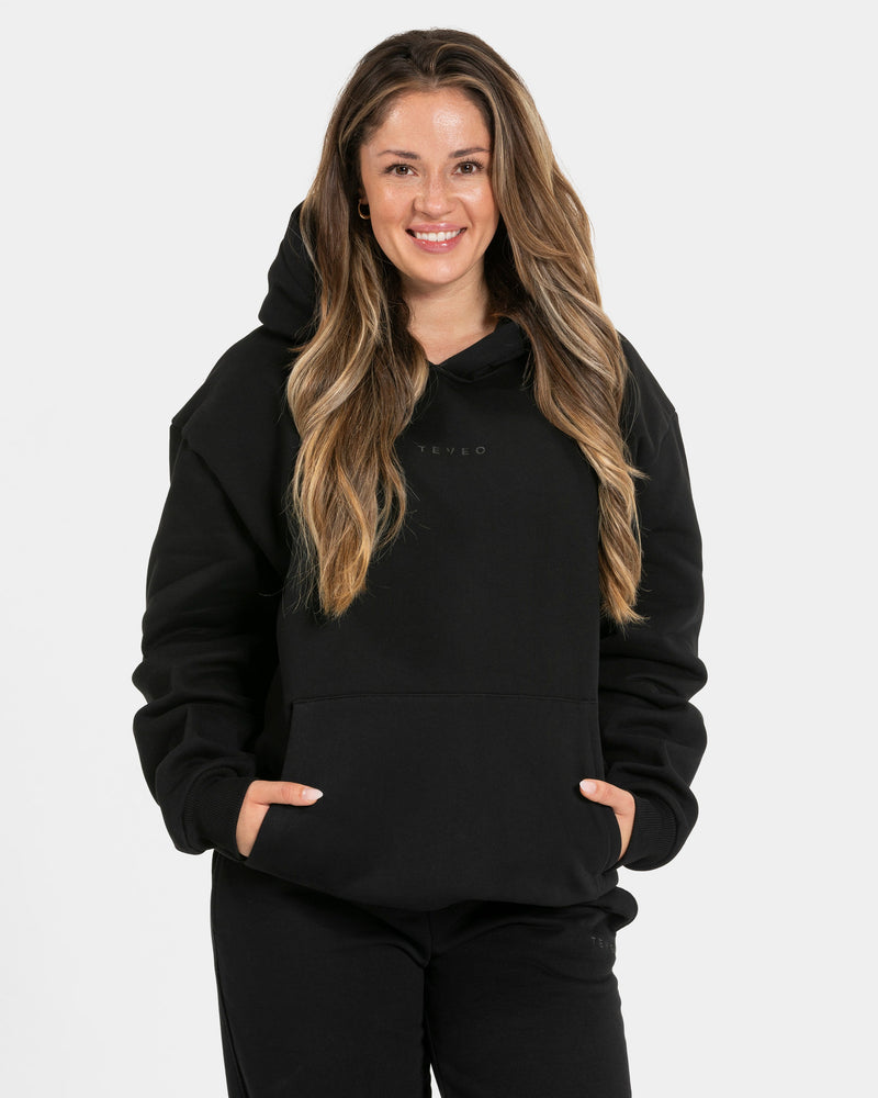 Sweat à capuche oversize RI’VAIV « noir »