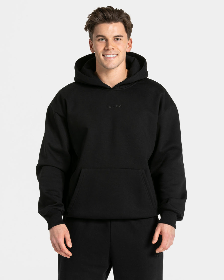 Sweat à capuche oversize RI’VAIV « noir »