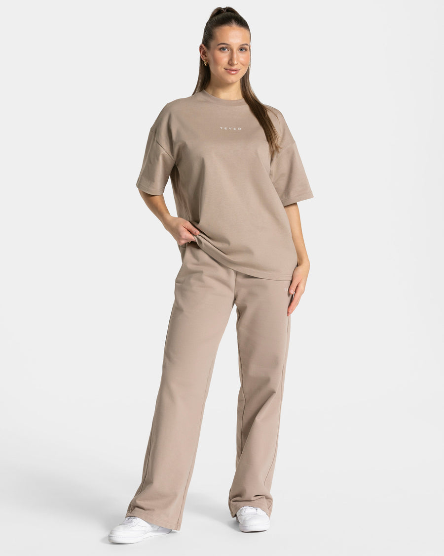 T-shirt oversize RI’VAIV « taupe »