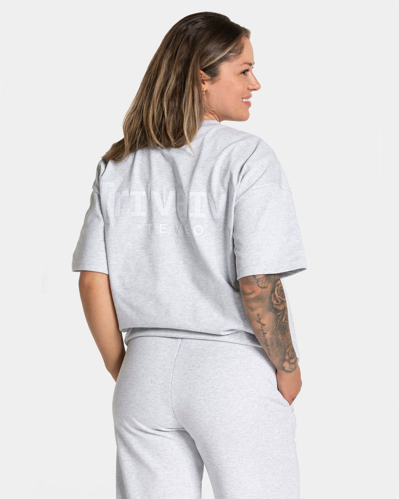 T-shirt oversize RI’VAIV « gris clair »