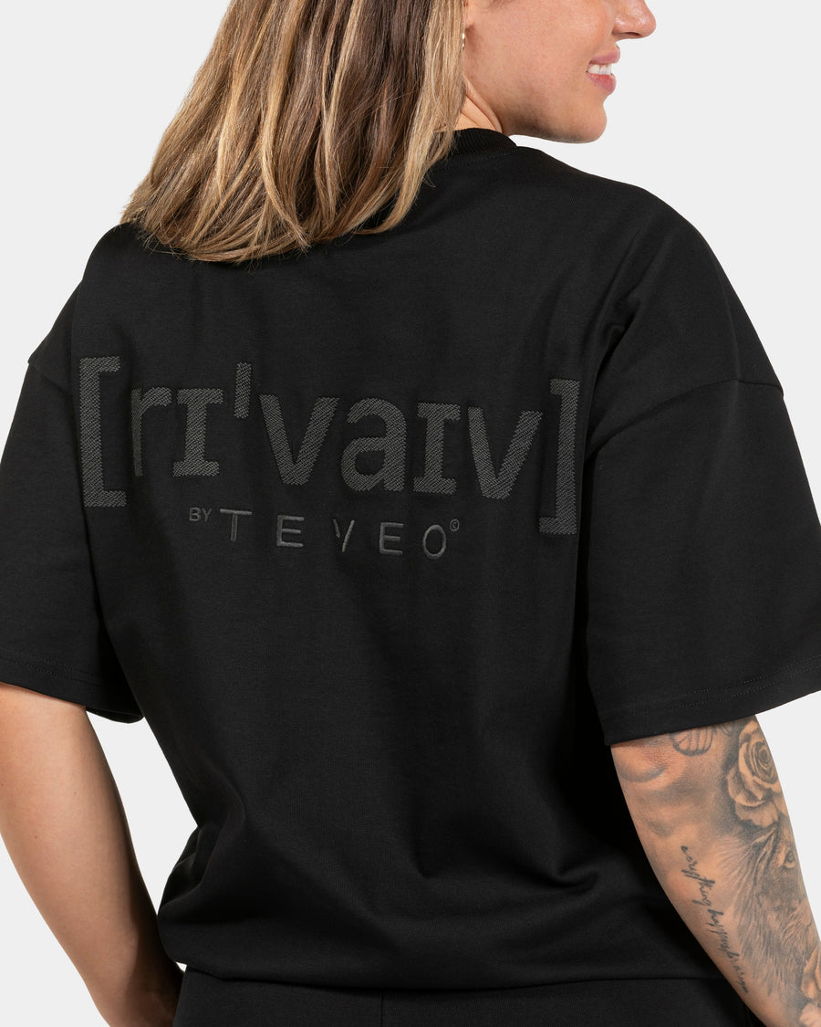 T-shirt oversize RI’VAIV « noir »